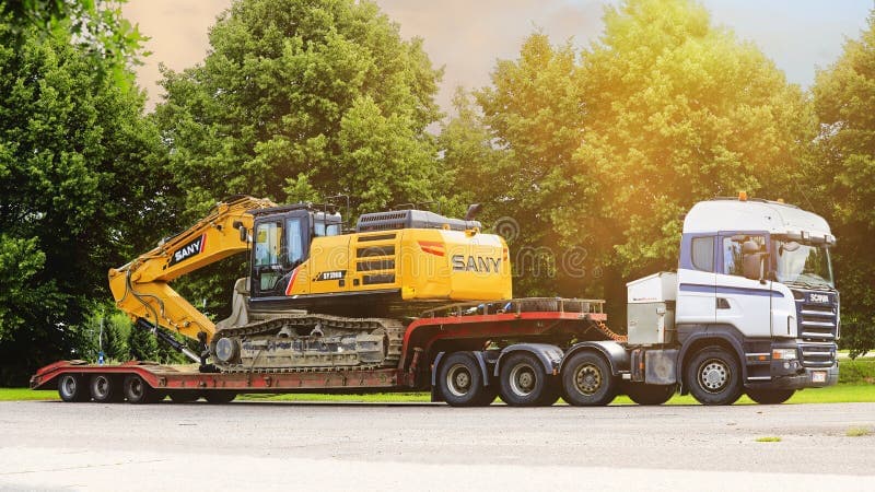 Multi-Axle Heavy Lowbed Transporter (50+ Tons) - Multi-Axle Heavy Haulage Transport Rig hired by Captain Investments Limited Zambia